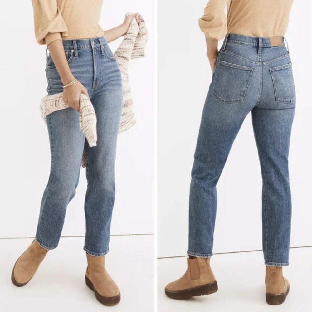 NEW Madewell The Perfect Vintage Jean in Belbury Wash: TENCEL, 23